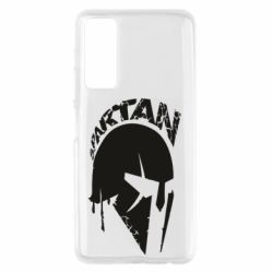 Чехол для Huawei P Smart 2021 Spartan minimalistic helmet - PrintSalon