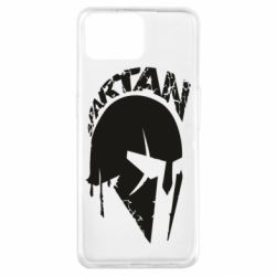 Чехол для Oppo A73 Spartan minimalistic helmet - PrintSalon