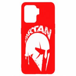 Чехол для Oppo Reno 5 Lite Spartan minimalistic helmet - PrintSalon