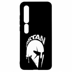 Чехол для Xiaomi Mi10/10 Pro Spartan minimalistic helmet - PrintSalon