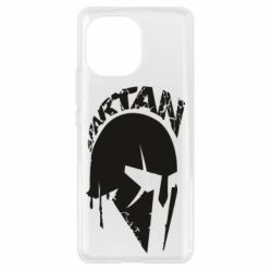 Чехол для Xiaomi Mi11 Spartan minimalistic helmet - PrintSalon