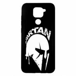 Чехол для Xiaomi Redmi Note 9/Redmi 10X Spartan minimalistic helmet - PrintSalon