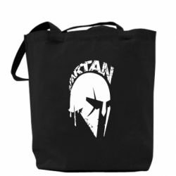 Эко-сумка Spartan minimalistic helmet - PrintSalon