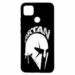 Чехол для Xiaomi Redmi 9c Spartan minimalistic helmet - PrintSalon