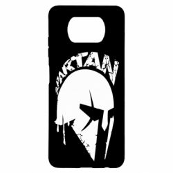 Чехол для Xiaomi Poco X3 Spartan minimalistic helmet - PrintSalon