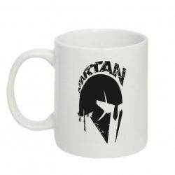 Чашка 320ml Spartan minimalistic helmet-PrintSalon Чашка 320ml Spartan minimalistic helmet