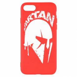 Чехол для iPhone SE 2022 Spartan minimalistic helmet - PrintSalon