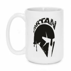 Чашка 420ml Spartan minimalistic helmet - PrintSalon