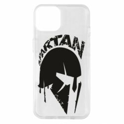 Чехол для iPhone 14 Spartan minimalistic helmet - PrintSalon
