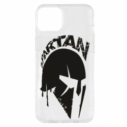 Чехол для iPhone 14 Plus Spartan minimalistic helmet - PrintSalon