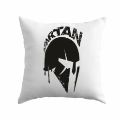 Подушка Spartan minimalistic helmet - PrintSalon
