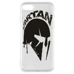 Чехол для iPhone 7 Spartan minimalistic helmet - PrintSalon