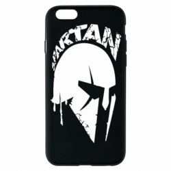 Чехол для iPhone 6/6S Spartan minimalistic helmet - PrintSalon