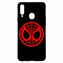Чохол для Samsung A20s Спайдермен лого - PrintSalon