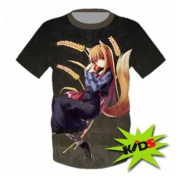 Детская 3D футболка Spice and Wolf - PrintSalon