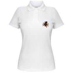 Женское поло Spider from Minecraft - PrintSalon