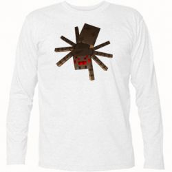 Футболка с длинным рукавом Spider from Minecraft - PrintSalon