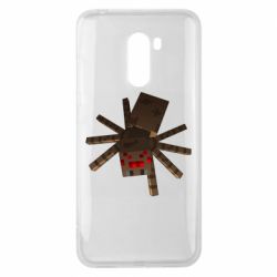 Чехол для Xiaomi Pocophone F1 Spider from Minecraft - PrintSalon