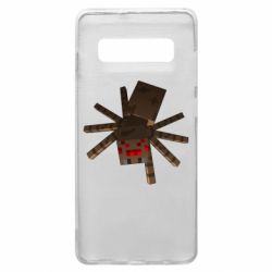 Чехол для Samsung S10+ Spider from Minecraft - PrintSalon