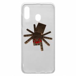 Чехол для Samsung A20 Spider from Minecraft - PrintSalon