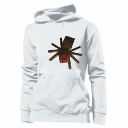 Женское худи Spider from Minecraft - PrintSalon