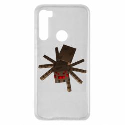 Чехол для Xiaomi Redmi Note 8 Spider from Minecraft - PrintSalon