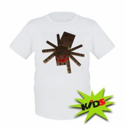 Детская футболка Spider from Minecraft - PrintSalon
