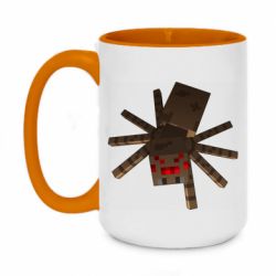 Чашка двухцветная 420ml Spider from Minecraft - PrintSalon