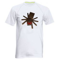 Чоловіча футболка для спорту Spider from Minecraft