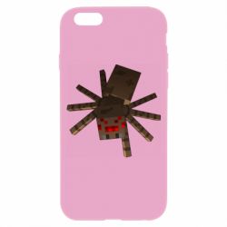 Чехол для iPhone 6/6S Spider from Minecraft - PrintSalon