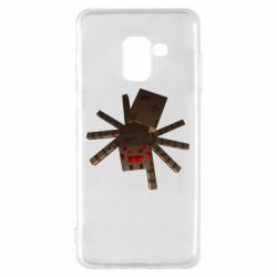 Чехол для Samsung A8 2018 Spider from Minecraft - PrintSalon