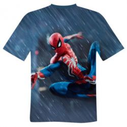 Мужская футболка 3D Spider Man game - PrintSalon