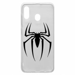 Чехол для Samsung A20 Spider Man Logo - PrintSalon