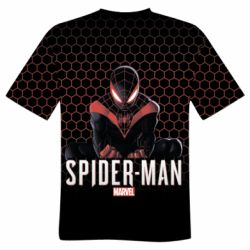 Чоловіча футболка 3D Spider Man Miles Morales - PrintSalon