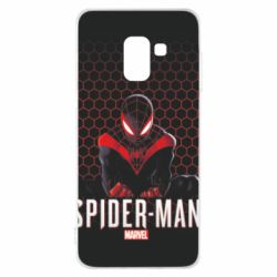 Чохол для Samsung A8 2018 Spider Man Miles Morales - PrintSalon