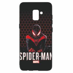 Чохол для Samsung A8+ 2018 Spider Man Miles Morales - PrintSalon