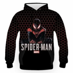 Чоловіче 3D худі Spider Man Miles Morales - PrintSalon