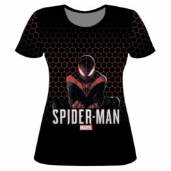 Жіноча 3D футболка Spider Man Miles Morales - PrintSalon