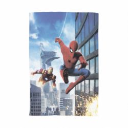 Рушник з принтом Spiderman and Ironman - PrintSalon