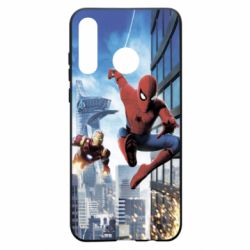 Чохол для Huawei P30 Lite Spiderman and Ironman - PrintSalon