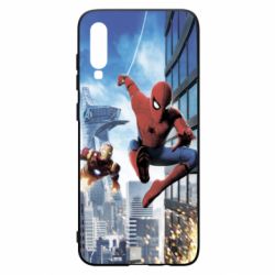 Чохол для Samsung A70 Spiderman and Ironman - PrintSalon