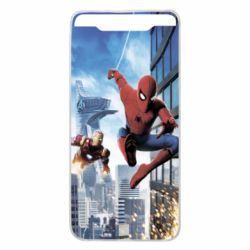 Чохол для Samsung A80 Spiderman and Ironman - PrintSalon