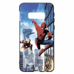 Чохол для Samsung S10e Spiderman and Ironman - PrintSalon