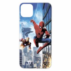 Чохол для iPhone 11 Pro Max Spiderman and Ironman