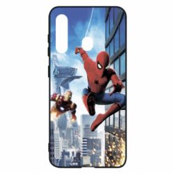 Чохол для Samsung M40 Spiderman and Ironman - PrintSalon