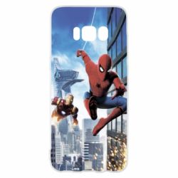 Чохол для Samsung S8 Spiderman and Ironman - PrintSalon