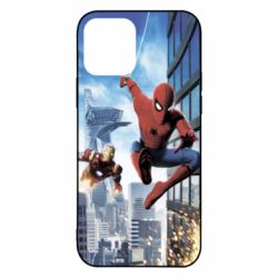 Чохол для iPhone 12 Pro Spiderman and Ironman - PrintSalon