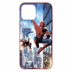 Чохол для iPhone 12 Pro Max Spiderman and Ironman