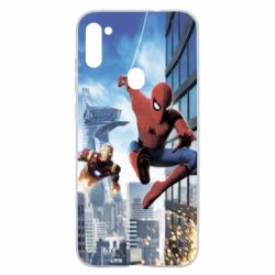 Чохол для Samsung A11 / M11 Spiderman and Ironman