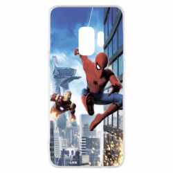 Чохол для Samsung S9 Spiderman and Ironman - PrintSalon